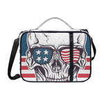 American Skull With Sunglasses Print Shoulder Strap Bible Bag