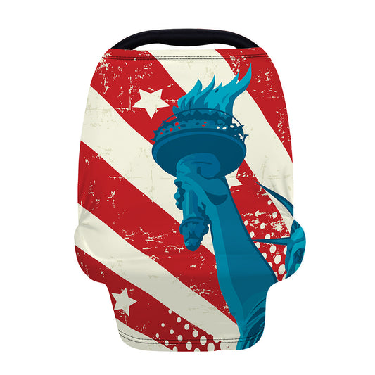 American Statue of Liberty Print Baby Seat Cover