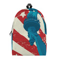 American Statue of Liberty Print School Backpack