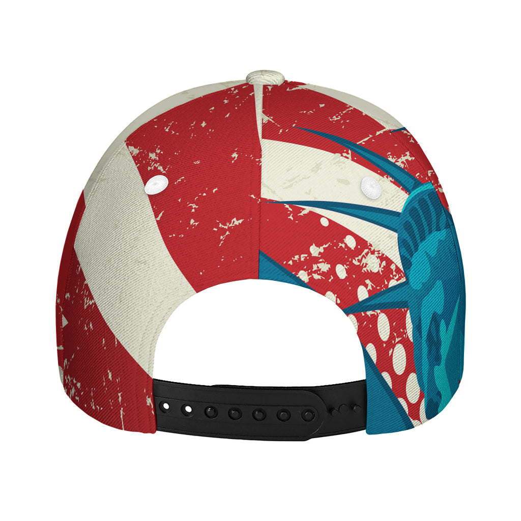 American Statue of Liberty Print Baseball Cap