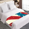 American Statue of Liberty Print Bed Runner