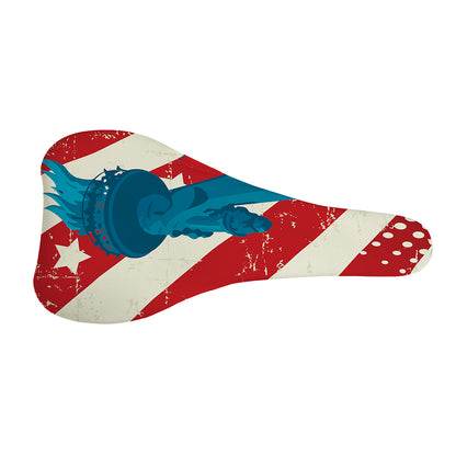 American Statue of Liberty Print Bicycle Seat Cover