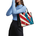 American Statue of Liberty Print Canvas Tote Bag