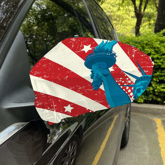 American Statue of Liberty Print Car Side Mirror Covers