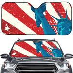 American Statue of Liberty Print Car Windshield Sun Shade