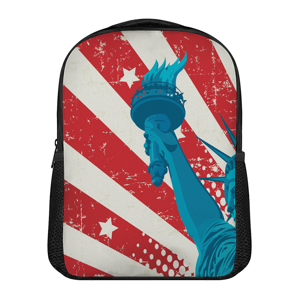 American Statue of Liberty Print Casual Backpack