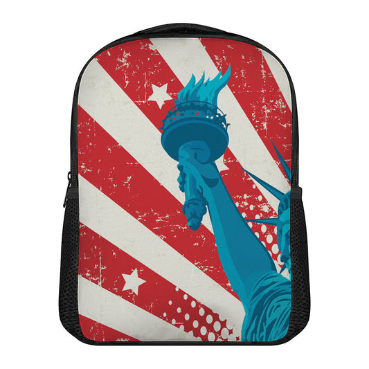 American Statue of Liberty Print Casual Backpack
