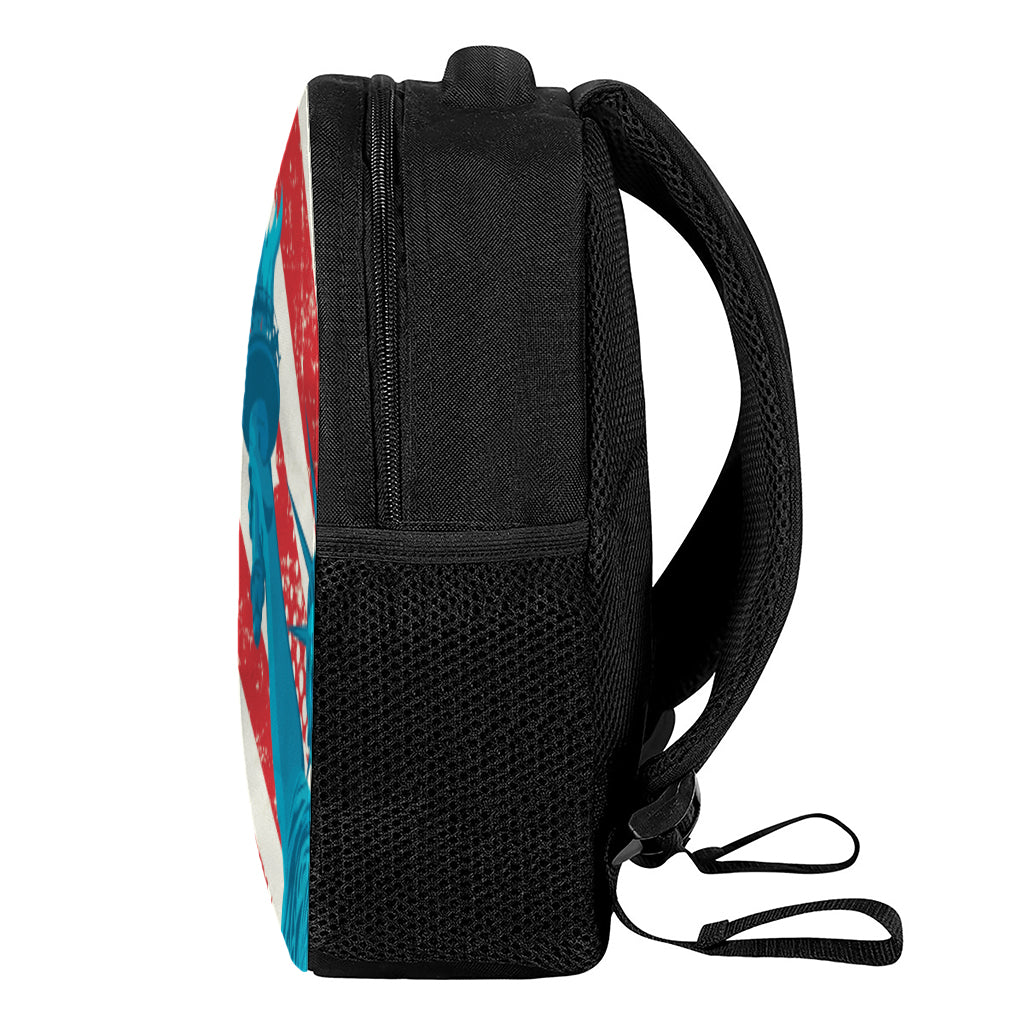 American Statue of Liberty Print Casual Backpack