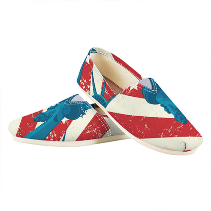 American Statue of Liberty Print Casual Shoes