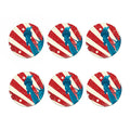 American Statue of Liberty Print Coaster Set