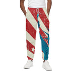 American Statue of Liberty Print Cotton Pants