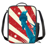 American Statue of Liberty Print Crossbody Lunch Bag