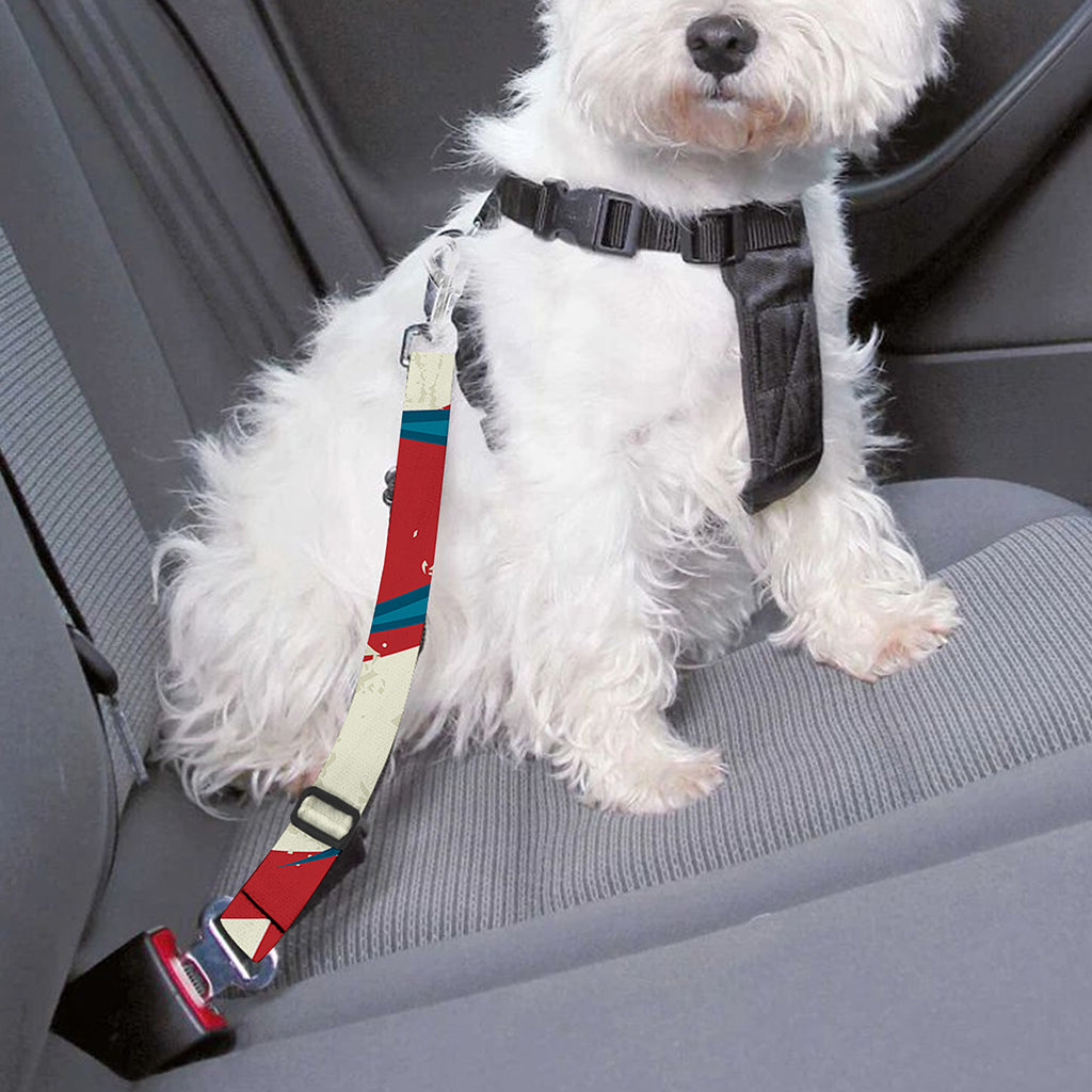 American Statue of Liberty Print Dog Seat Belt
