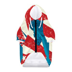 American Statue of Liberty Print Dog Zip Up Hoodie