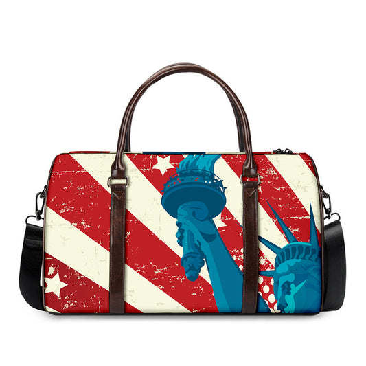 American Statue of Liberty Print Duffle Bag