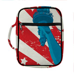 American Statue of Liberty Print Front Pocket Bible Bag