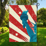 American Statue of Liberty Print Garden Flag
