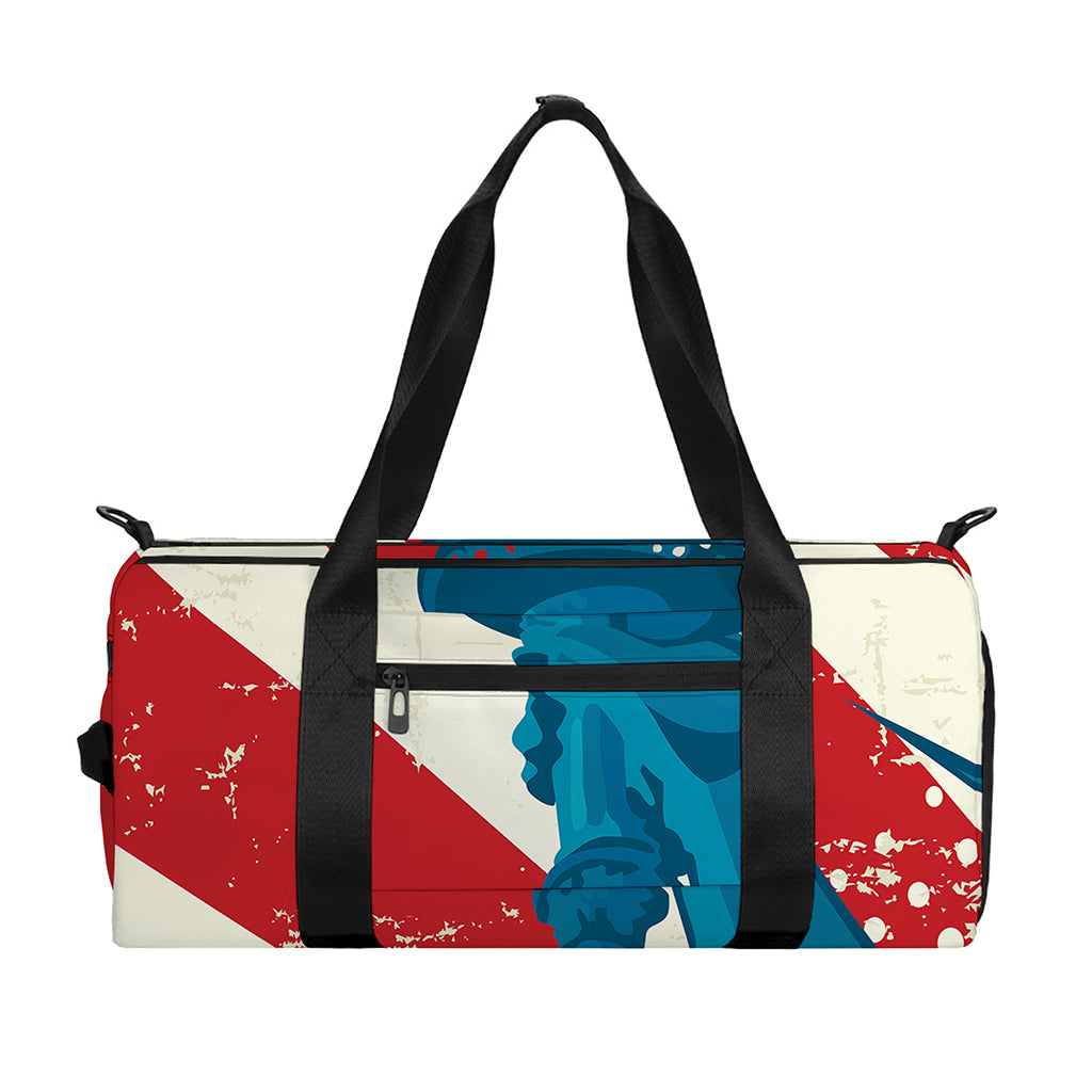 American Statue of Liberty Print Gym Bag