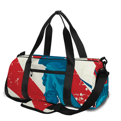 American Statue of Liberty Print Gym Bag