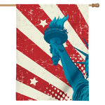 American Statue of Liberty Print House Flag