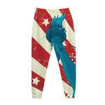 American Statue of Liberty Print Jogger Pants