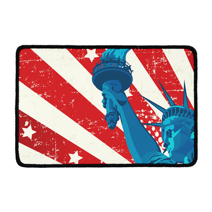 American Statue of Liberty Print Kitchen Mat