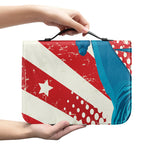 American Statue of Liberty Print Leather Bible Cover