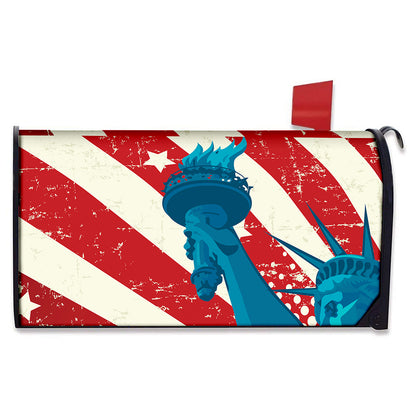 American Statue of Liberty Print Mailbox Cover