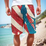 American Statue of Liberty Print Men's Cargo Shorts