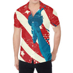American Statue of Liberty Print Men's Shirt