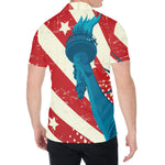 American Statue of Liberty Print Men's Shirt