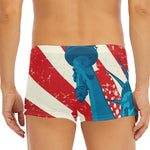 American Statue of Liberty Print Men's Short Boxer Briefs