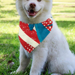 American Statue of Liberty Print Over The Collar Dog Bandana