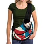 American Statue of Liberty Print Pet Sling Carrier