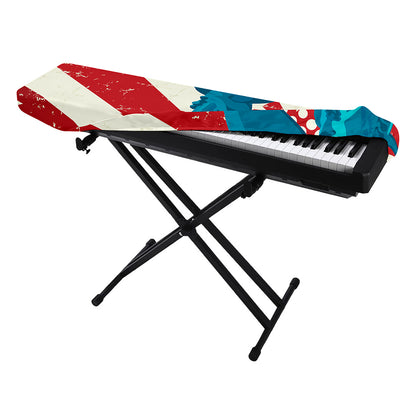 American Statue of Liberty Print Piano Keyboard Cover