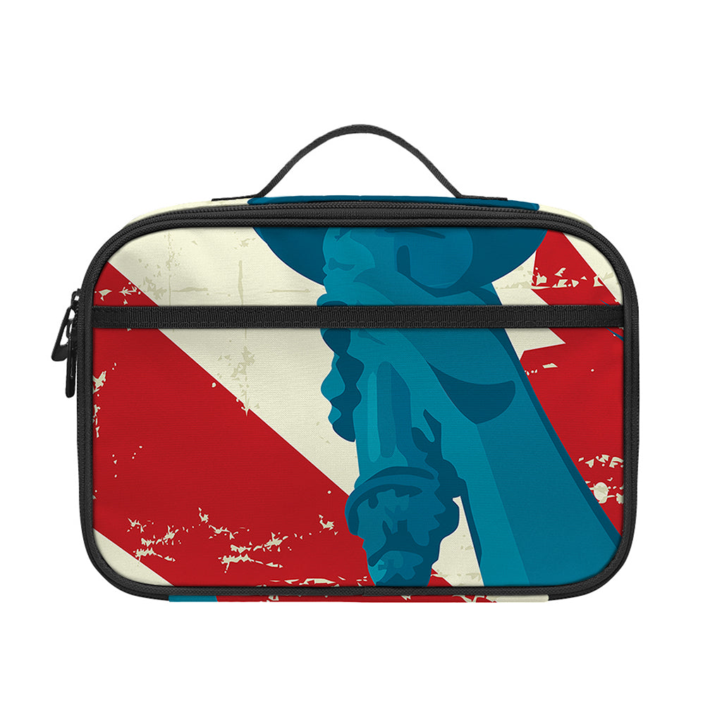 American Statue of Liberty Print Portable Lunch Bag