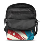 American Statue of Liberty Print Rectangular Crossbody Bag
