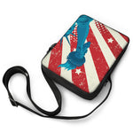 American Statue of Liberty Print Rectangular Crossbody Bag