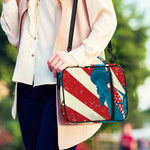 American Statue of Liberty Print Shoulder Strap Bible Bag