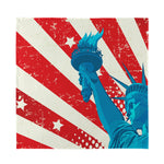 American Statue of Liberty Print Silk Bandana