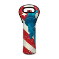 American Statue of Liberty Print Single Neoprene Wine Tote