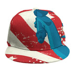 American Statue of Liberty Print Snapback Cap