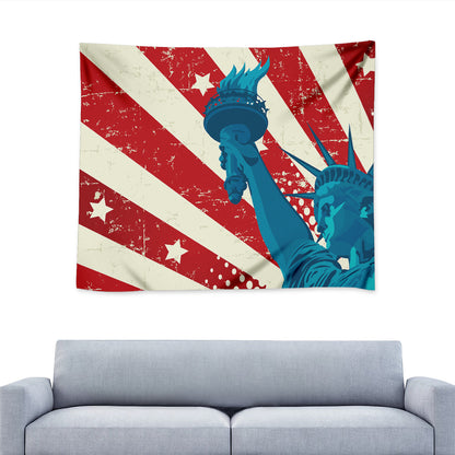 American Statue of Liberty Print Tapestry