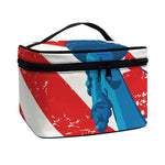 American Statue of Liberty Print Travel Makeup Bag