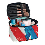 American Statue of Liberty Print Travel Makeup Bag