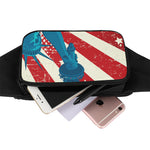 American Statue of Liberty Print Waist Bag