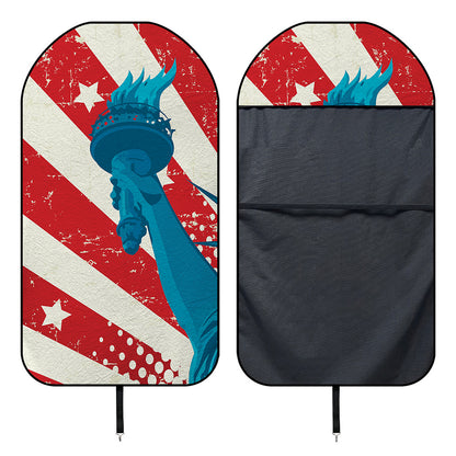 American Statue of Liberty Print Waterproof Car Seat Cover