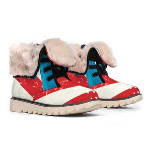 American Statue of Liberty Print Winter Boots