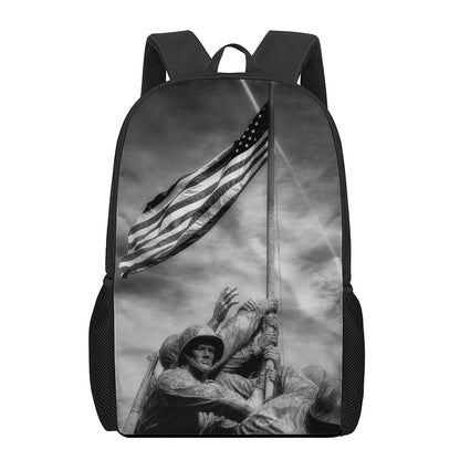 American War Memorial Print 17 Inch Backpack