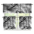 American War Memorial Print 3 Piece Kitchen Curtains